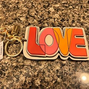 NWT Coach Key Chain/Bag Charm